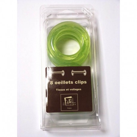 Oeillet transparent anis