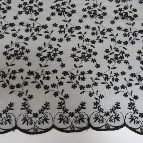 Dentelle campanule noir