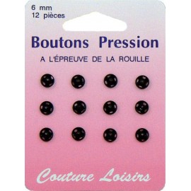 Boutons pression laiton