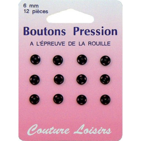 Boutons pression x12