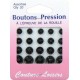 Boutons pression assorties x20