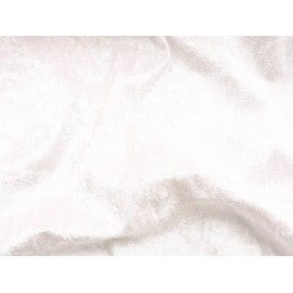 Panne de velours Blanc