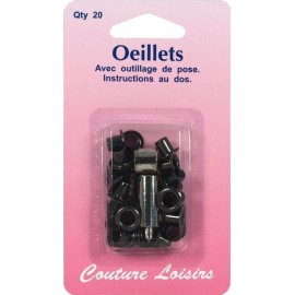 Oeillets avec outillage x20