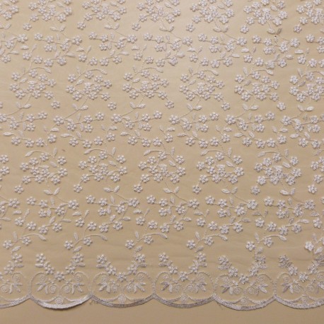 Dentelle campanule Blanche