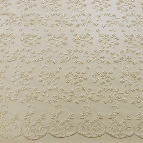 Dentelle campanule Ecru