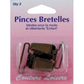 Pinces bretelles x2