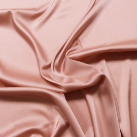 Tissu Satin Rose