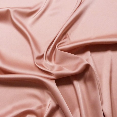 Tissu Satin Rose