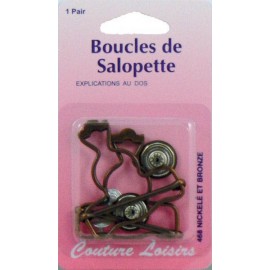 Boucles de salopette x2