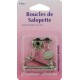 Boucles salopette x2
