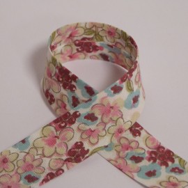 Biais Fleurs Lila