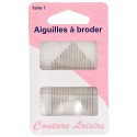 Aiguilles à broder x16 (taille 7)