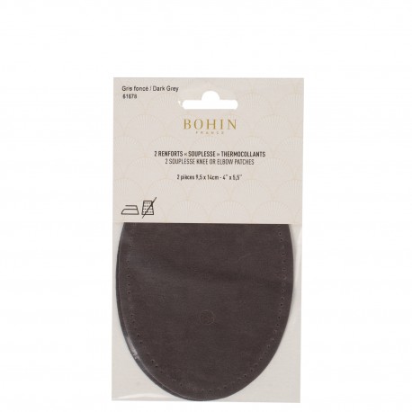 Bohin renforts thermocollants 9.5x14cm gris foncé