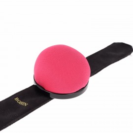 Bohin Bracelet ajustable pelote velours fushia