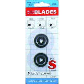 Lames de cutter 28mm x2