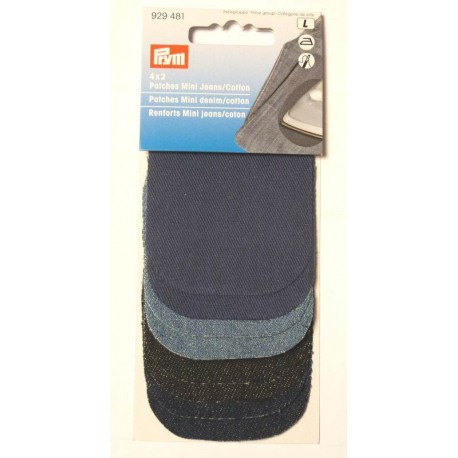 Renfort mini jeans/coton