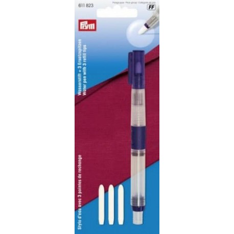Stylo à eau avec 3 pointes de rechange