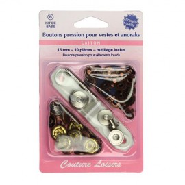 Kit bouton pression